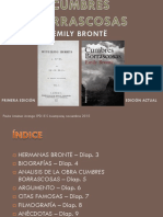 Hermana Brontë novela Cumbres