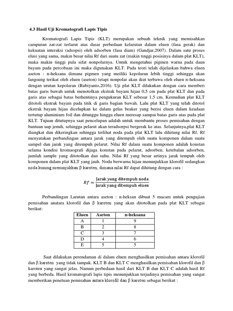 Kak KLT | PDF | Sains & Matematika