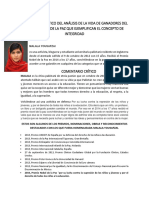 Comentario Crítico Del Análisis de La Vida de Ganadores Del Premio Nobel de La Paz Que Ejemplifican El Concepto de Integridad