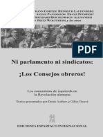 Ni Parlamento Ni Sindicatos Los Consejos Obreros Los Comunistas de Izquierda en La Revolucio n Alemana 1918 1922