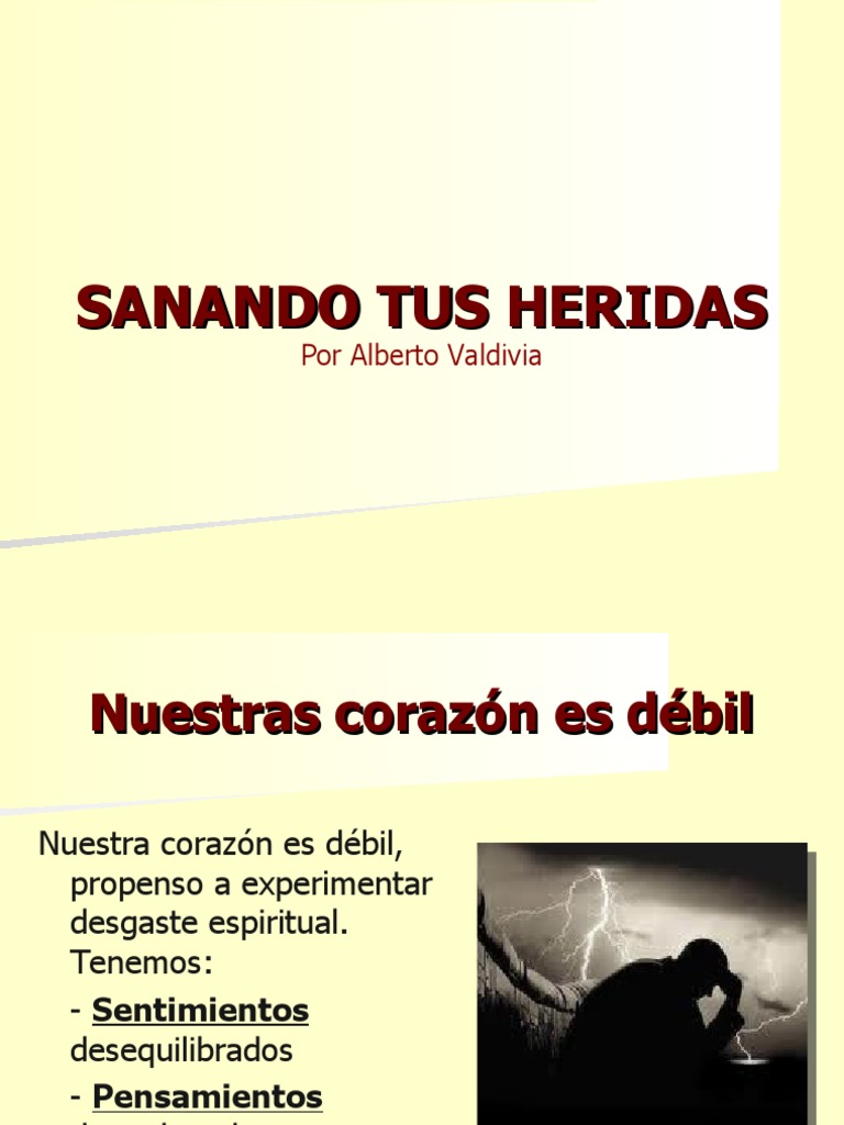 Sanando Tus Heridas | Descargar gratis PDF | Amor | Oración