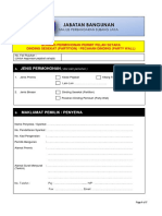 Permohonan Permit Pelan Setara Dinding Sesekat (Partition), Dinding Pemisah (Party Wall) & Pecah Dinding