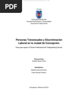 Tesis - Personas Transexuales y Discriminación Laboral en La Ciudad de Concepción - Gabriela Aravena Novoa y Liliana Atenas Polanco - 2015