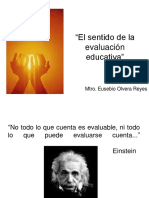 El Sentido de La Evaluación Educativa