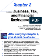 Ch02 The Business, Tax, and Financial Environments