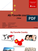 My Favorite Country