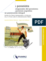 El Estado Peronista: Los Planes Quinquenales Del Peronismo: La Primera Experiencia Argentina de Planificación Integral - Graciela Mónica Falivene y 9'098 Hugo Luis Dalbosco.