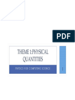 U1 Physical Quantities