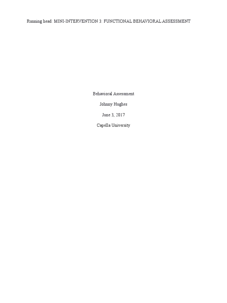 Behavioral Mini Intervention | PDF | Behavior | Reinforcement