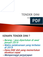 Tender Dini Untuk 2019 (2) - 1