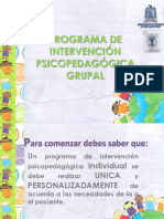 Intervención Psicopedagógica Grupal