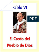 Credo Del Pueblo de Dios Pablo VI