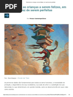 Ensinemos as Crianças a Serem Felizes, Em Vez de Serem Perfeitas