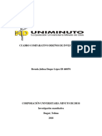 Cuadro Comparativo Diseños de Investigacion