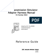 8333-VW - 62TE Transmission Simulator Manual