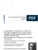 La Concepción de Schumpeter de Emprendimiento