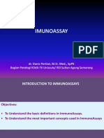 Imunoassay: Dr. Danis Pertiwi, M.Si. Med., SPPK Bagian Patologi Klinik FK Unissula/ Rsi Sultan Agung Semarang