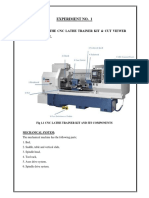 Experiment No. 1: Aim: Study of The CNC Lathe Trainer Kit & Cut Viewer Turn Software