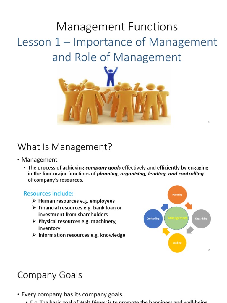 Key Functions of Management Explained | PDF | Goal | Leadership