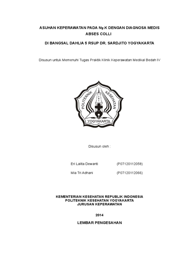 Asuhan Keperawatan Abses Colli | PDF