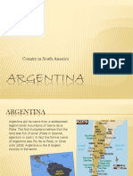 Argentina: Country in South America