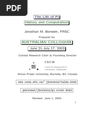 Pi Slides Pdf Pi Fast Fourier Transform