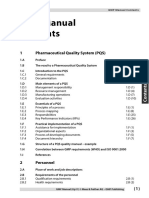 GMP Manual Table of Contents