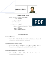 Pablo Rodríguez Gutiérrez: Academic Qualifications