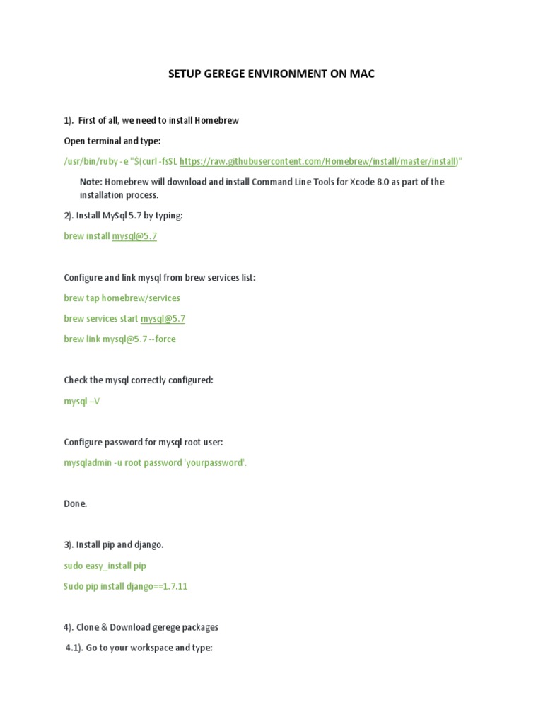 Homebrew Install Mysql Client