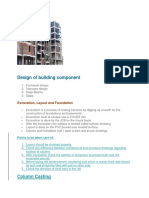 Design of Building Component: Column Casting