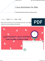 10 Best Lightweight Linux Distributions For Older Computers in 2018 (With System Requirements) - It's FOSS