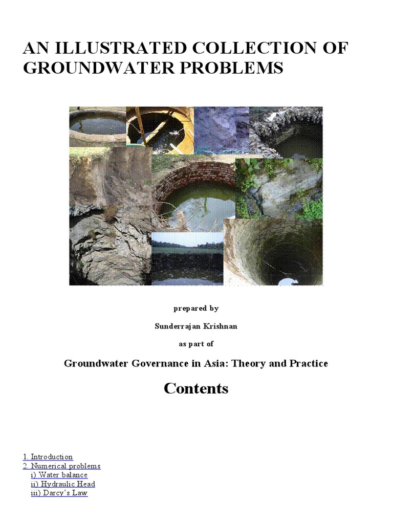 Guide Groundwater Hydrology Carewater 2008 Pdf Aquifer Groundwater