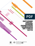 Informe Anual Sobre Derechos Humanos en Chile 2015 - Centro de Derechos Humanos Udp