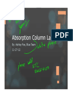 Absorption Column Lab Powerpoint