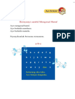 B. Indonesia (Pembelajaran 4) Bernyanyi Sambil Mengenal Huruf
