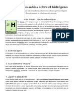 6 cosas que no sabías sobre el hidrógeno