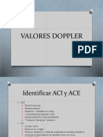 Valores Doppler