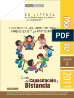 Mód. IV - Sesión 3 - Proceso de Diversificación y Las Adaptaciones Curriculares PDF