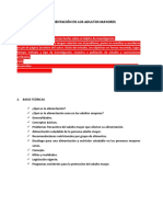 Alimentación saludable para adultos mayores