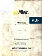 Manual Operador Altec A800-AM900-Min