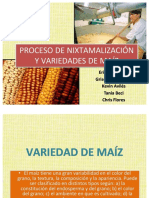 Proceso de Nixtamalizacion y Variedades de Maiz PDF