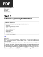 Unit 1: Software Engineering Fundamentals