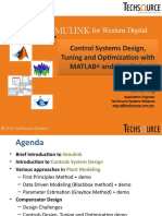 Control Systems Design, Tuning and Optimization With Matlab and Simulink