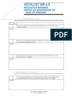 LISTA DE VERIFICAÇÃO VASO DE PRESSÃO - PADRÃO NR 13.pdf