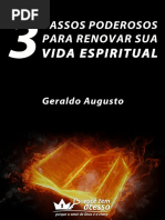 Guia 3 Passos Poderosos Renovar Vida Espiritual