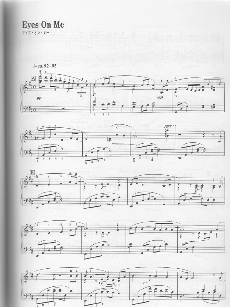 Ffviii Piano Collections 02 Eyes On Me