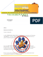 Certificado Veterinaria El Rebaño 2018