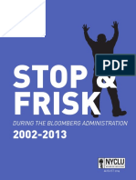 NYCLU - Stop and Frisk Report