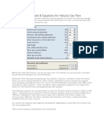 The Panhandle A and B Equations For Natural Gas Flow