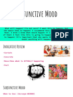 Subjunctive Mood Powerpoint Presentation